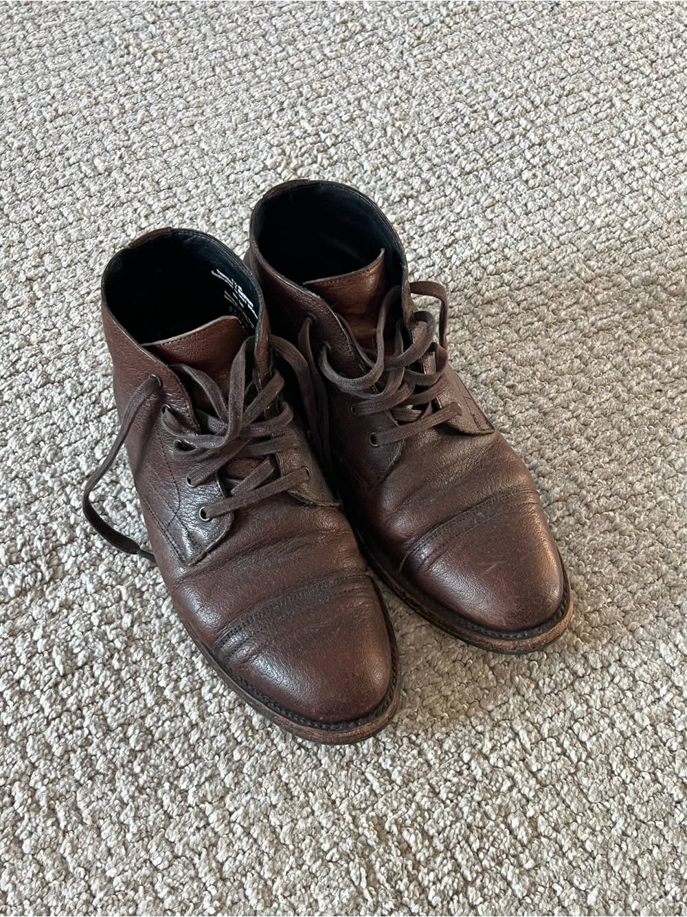 Thursday Boot Company Men's Cadet Boot, Brown Leather Lace-Up Boots